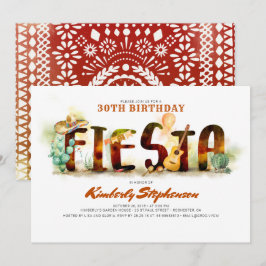 Invitaciones a Fiesta de Cumpleaños Mexicano