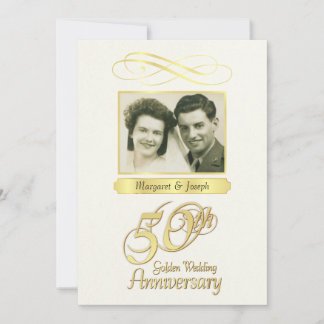 Invitaciones a Fiesta de foto en 50 años