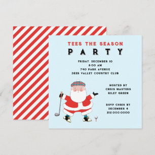 Invitaciones a fiesta de golf