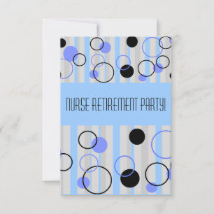Invitaciones a fiesta de jubilación de enfermera e