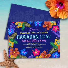 Invitaciones a Fiesta de oficina de Luau en Hawái