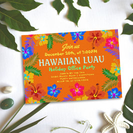 Invitaciones a Fiesta de oficina de Luau en Hawái