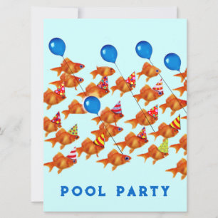 Invitaciones a Fiesta en la Piscina