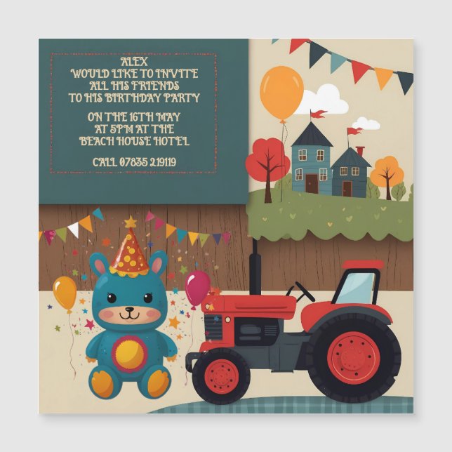 Invitaciones a fiestas (Anverso)