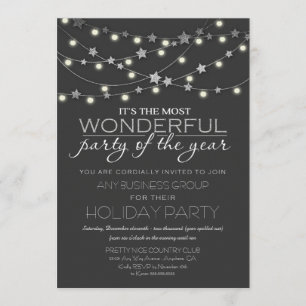 Invitaciones a fiestas corporativas de festividade