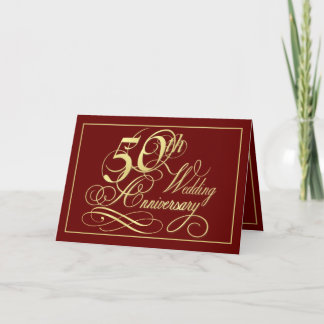 Invitaciones a fiestas de 50 años - Tarjetas dobla