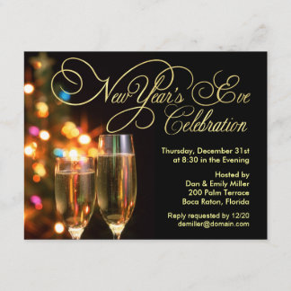 Invitaciones a fiestas de Año Nuevo