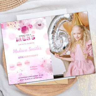 Invitaciones a fiestas de arte personalizable para
