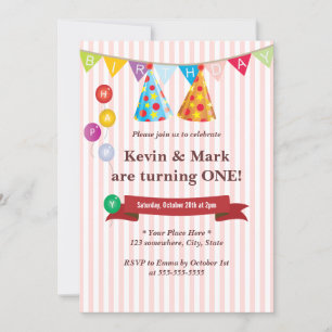 Invitaciones a fiestas de cumpleaños de niños pequ