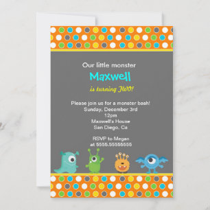 Invitaciones a fiestas de cumpleaños de pequeños m
