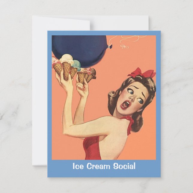 Invitaciones a fiestas de cumpleaños de sorpresa r (Anverso)