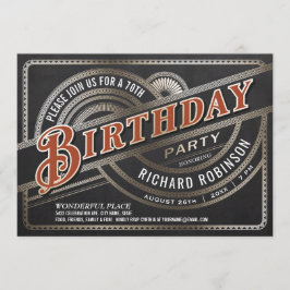 Invitaciones a fiestas de cumpleaños masculinas -