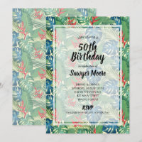 Invitaciones a fiestas de cumpleaños número 50
