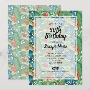 Invitaciones a fiestas de cumpleaños número 50