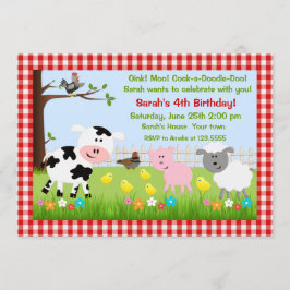 Invitaciones a fiestas de cumpleaños para animales