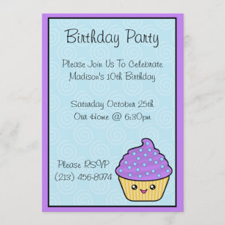 Invitaciones a fiestas de cumpleaños para el paste