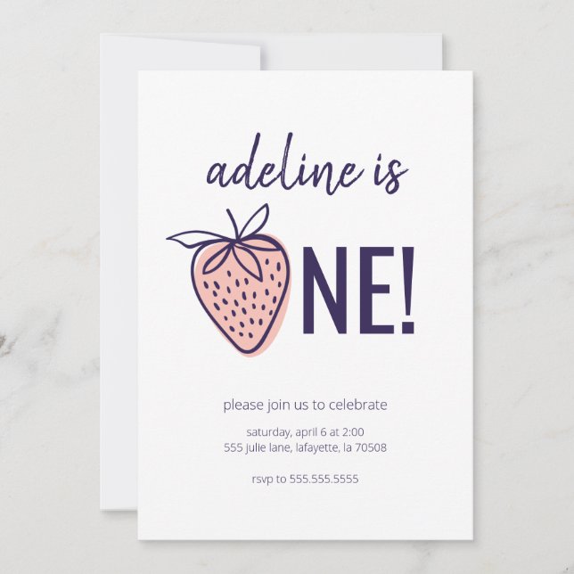 Invitaciones a fiestas de cumpleaños por tema de f (Anverso)