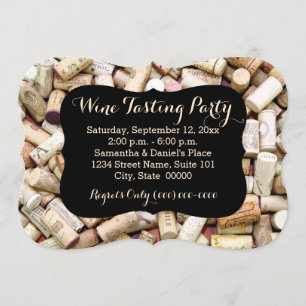 Invitaciones a fiestas de degustación de vinos