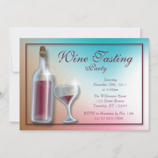 Invitaciones a fiestas de degustación de vinos