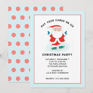 Invitaciones a fiestas de feriado para Navidades c