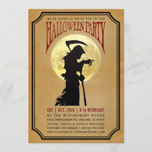 Invitaciones a fiestas de Halloween  Piel de luna 