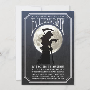 Invitaciones a fiestas de Halloween  Piel de luna 