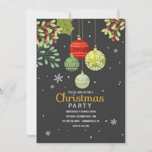 Invitaciones a fiestas de Navidades de Tiempos Fes