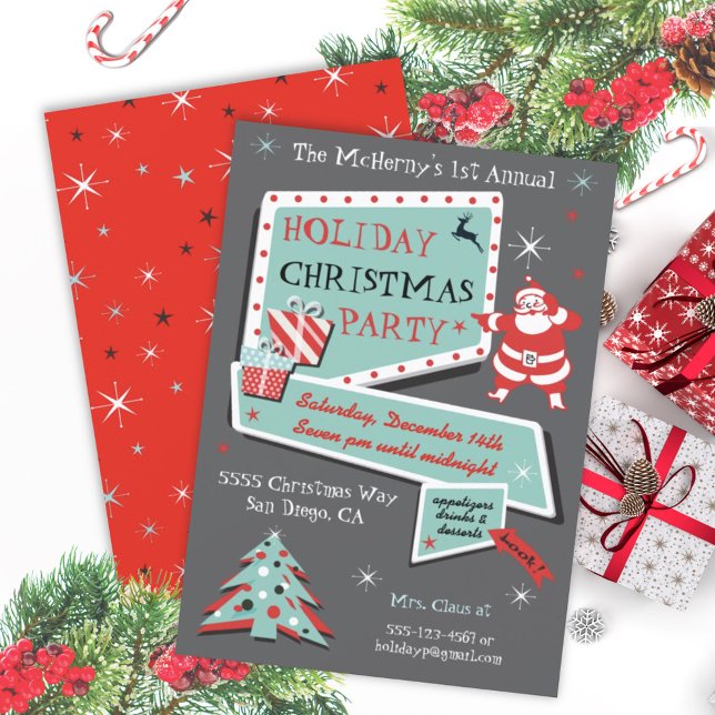 Invitaciones a fiestas de Navidades de vacaciones  (Subido por el creador)