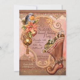 Invitaciones a fiestas de Navidades de vacaciones