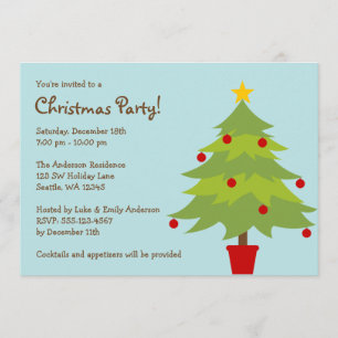 Invitaciones a fiestas de Navidades navideños