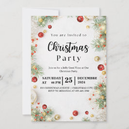 Invitaciones a fiestas de navidades personalizados