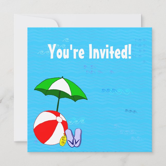 Invitaciones a fiestas de Personalizados temáticas (Anverso)