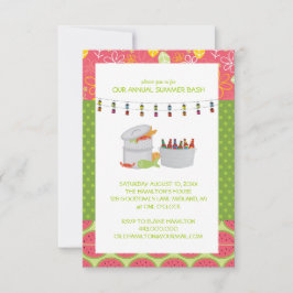 Invitaciones a fiestas de pescados y mariscos de v