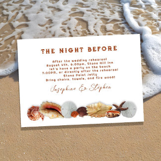 Invitaciones a fiestas de playa de ensayo boda