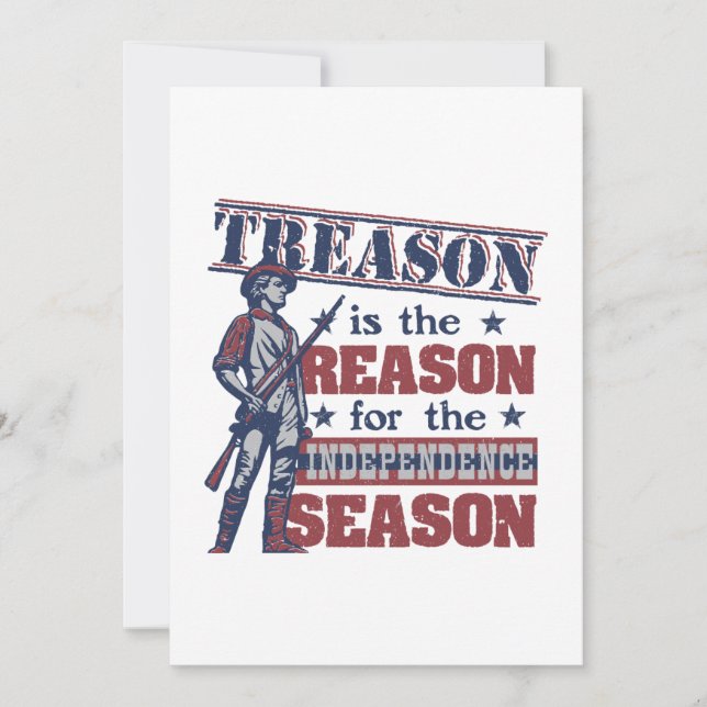 Invitaciones a fiestas de vacaciones del 4 de juli (Anverso)