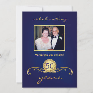 Invitaciones a fiestas del 50 aniversario - Royal 