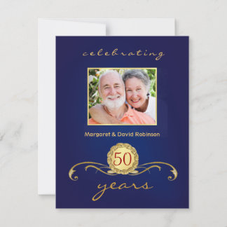 Invitaciones a fiestas del 50 aniversario - Royal 
