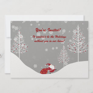 Invitaciones a fiestas navideñas en la escena de i