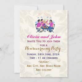 Invitaciones a fiestas para el calentamiento de la