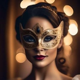 Invitaciones a fiestas - Tema del Mardi Gras