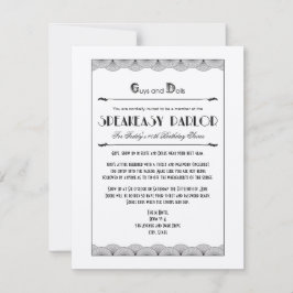 Invitaciones a fiestas temáticas de los 20