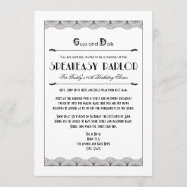 Invitaciones a fiestas temáticas de los 20