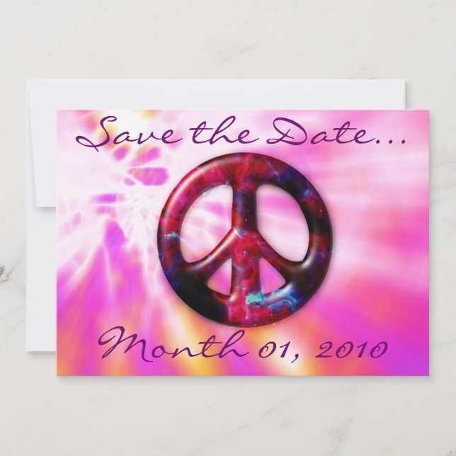 Invitaciones a firmar de signo de paz en el espaci (Anverso)