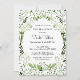 Invitaciones a Glam Greenery Bridal Shower