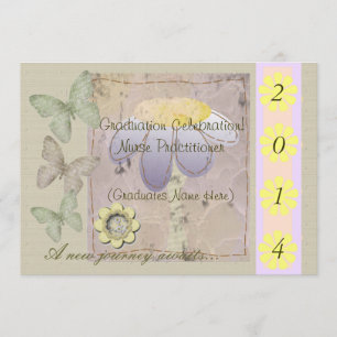 Invitaciones a graduación de enfermera profesional