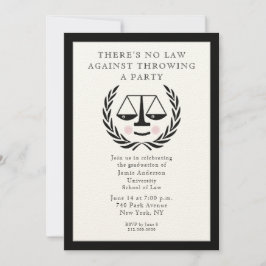 Invitaciones a graduación de Facultad de Derecho