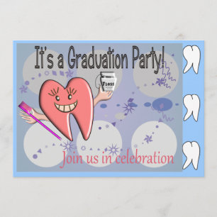 Invitaciones a graduación de higienista dental
