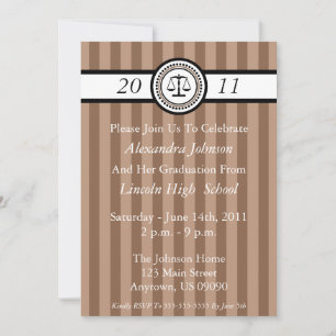 Invitaciones a graduación de la Facultad de Derech