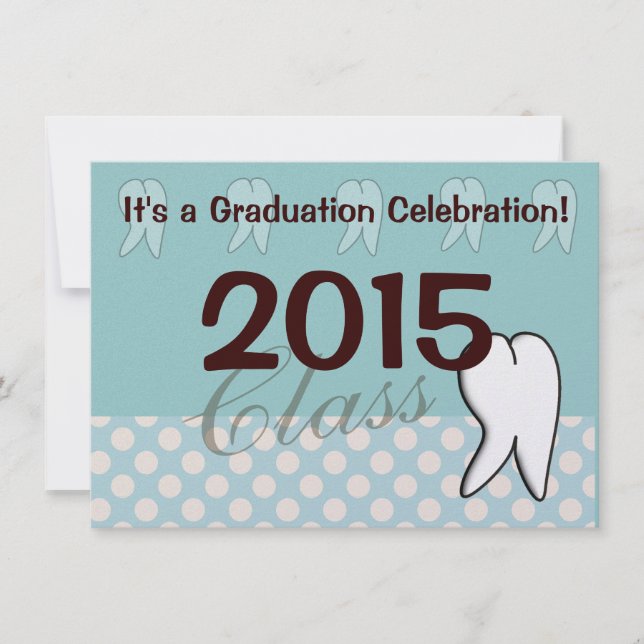 Invitaciones a graduación dental de higienistas de (Anverso)