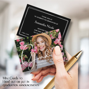 Invitaciones a graduados de fotografía MINI Size 3